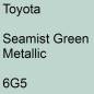 Preview: Toyota, Seamist Green Metallic, 6G5.